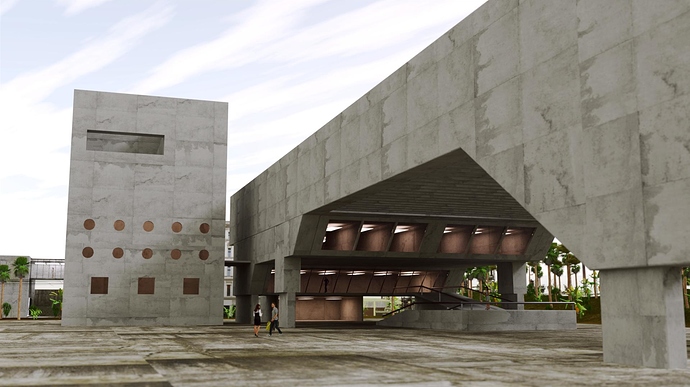 Cais Das Artes Based In A Building Of Architect Paulo Mendes Rocha