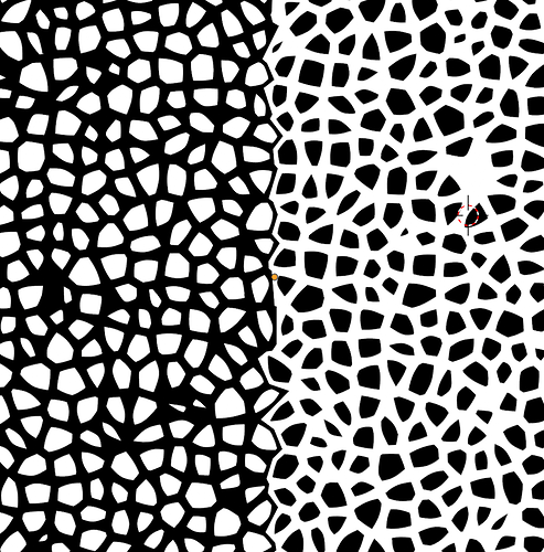 Challenge Halftone Voronoi Transition Pattern Materials And Textures