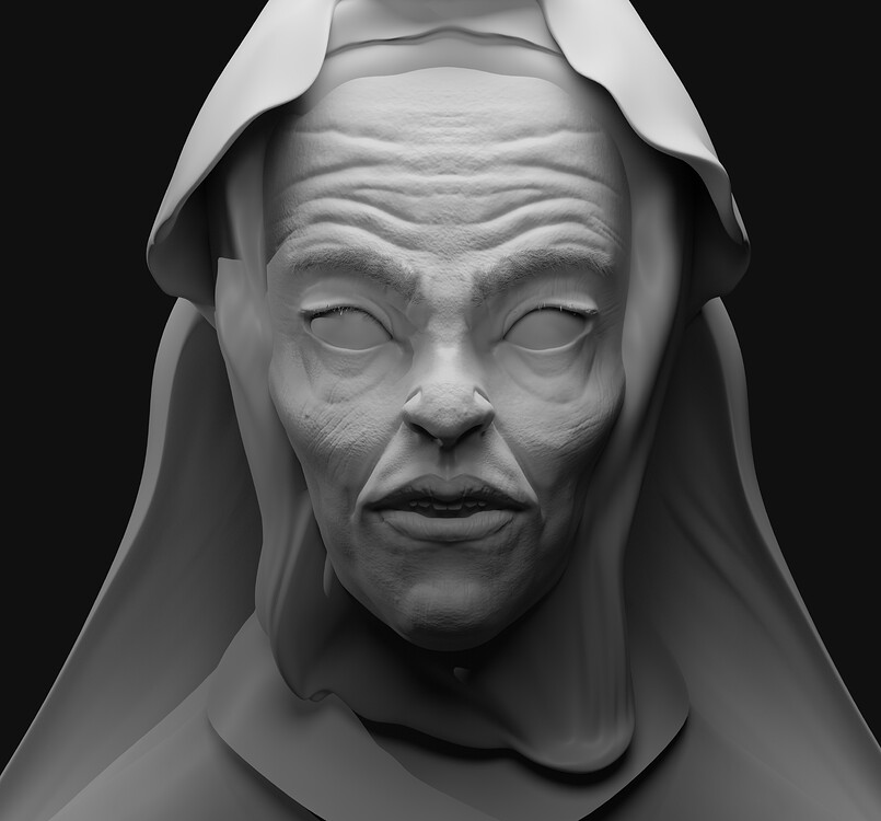 Funny Nun Finished Projects Blender Artists Community