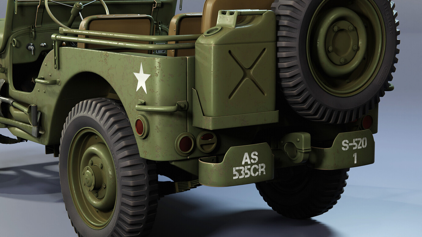 Jeep Willys Mb Finished Projects Blender Artists Community