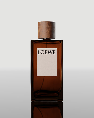 Loewe Parfum A Light Group Study Finished Projects Blender