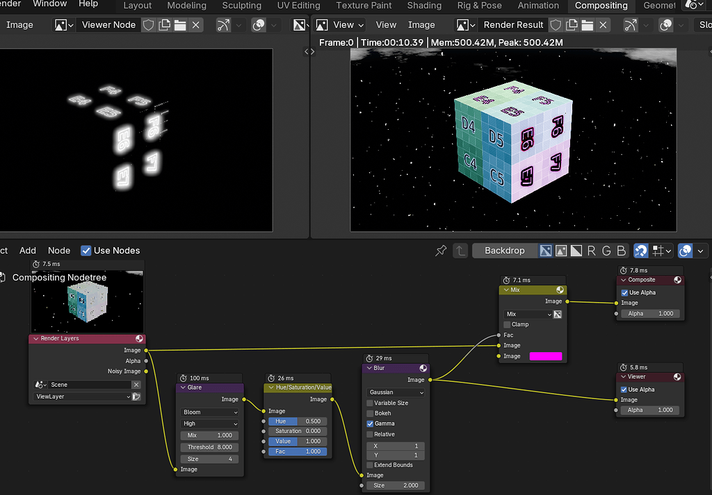 Glare Node Into Mix Factor Gives Black Artifacts 4 2 0 Compositor