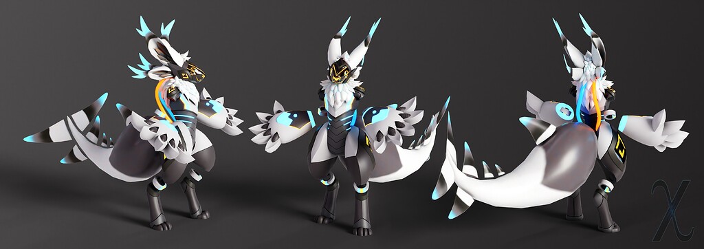 Protogen Kiwi Finished Projects Blender Artists Community