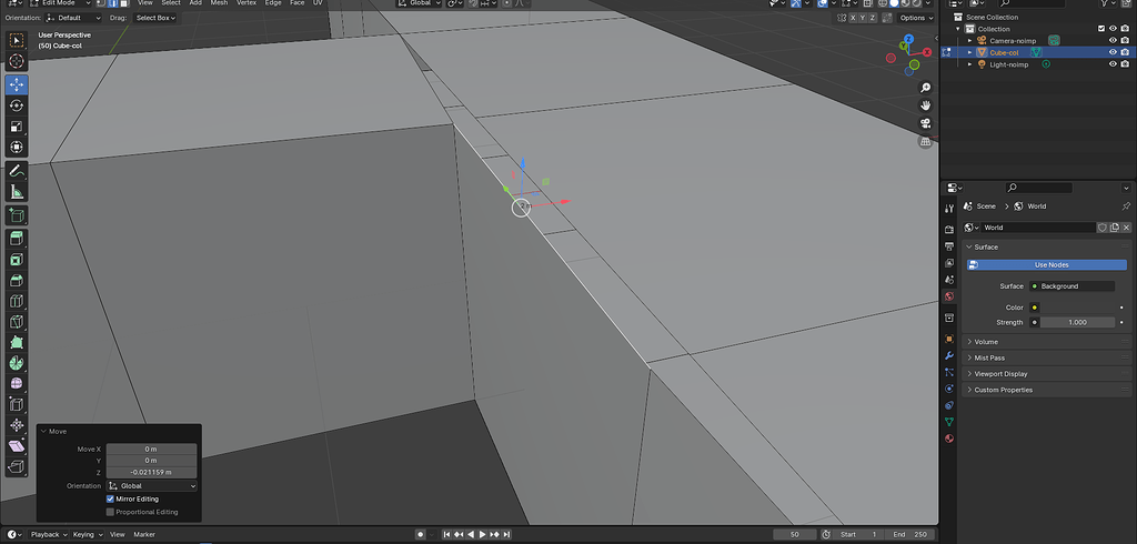 How To Merge Two Edges That Are Overlapping Modeling Blender