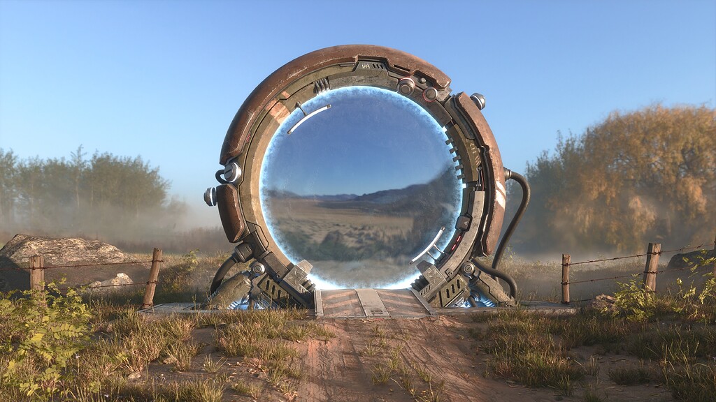 The Gate Finished Projects Blender Artists Community