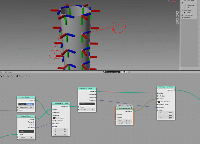 How To Rotate Instances Around One Single Axis Modeling Blender