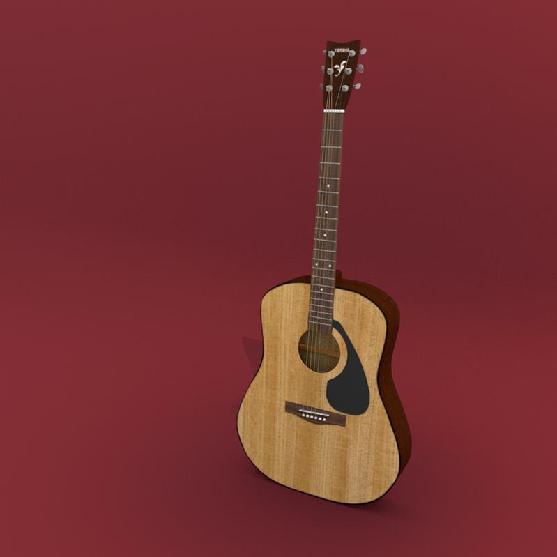 Acoustic Guitar Works In Progress Blender Artists Community