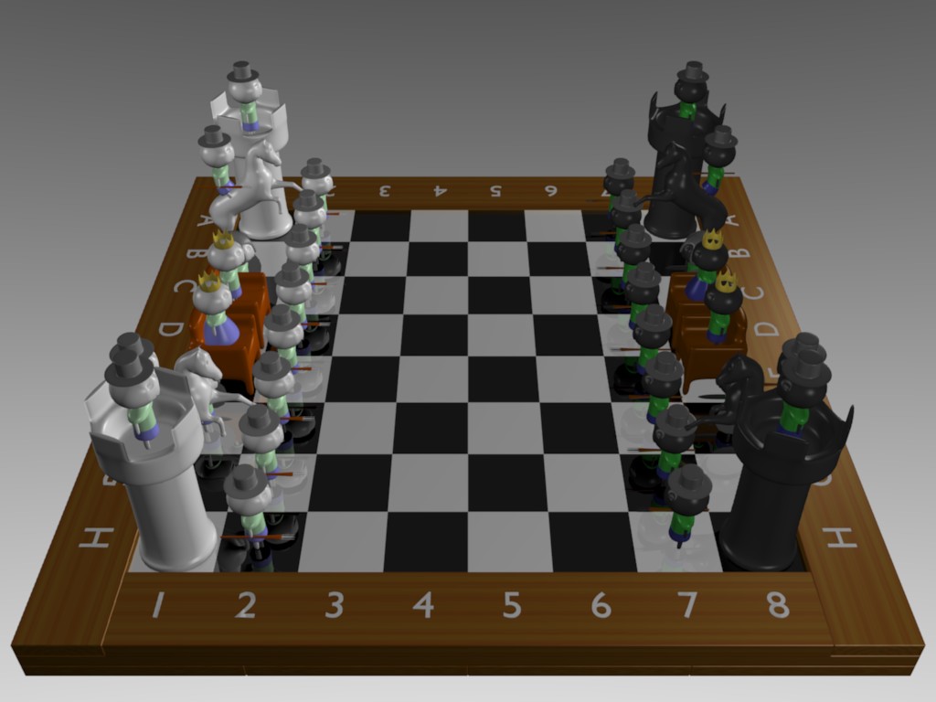 Chess Finished Projects Blender Artists Community