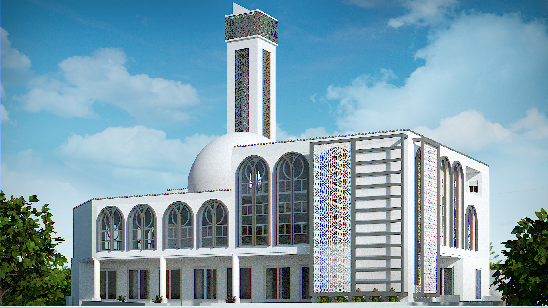 Masjid Exterior Archviz Focused Critiques Blender Artists Community