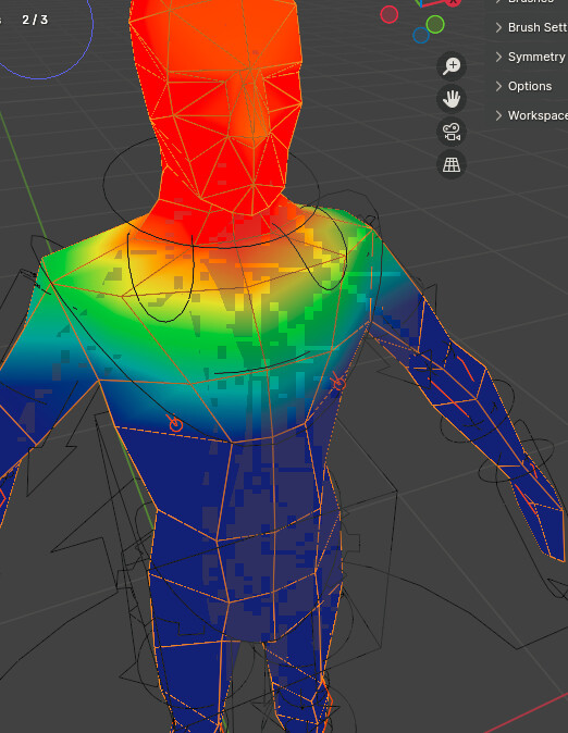 Select Bones In Weight Paint Mode In Animation And Rigging