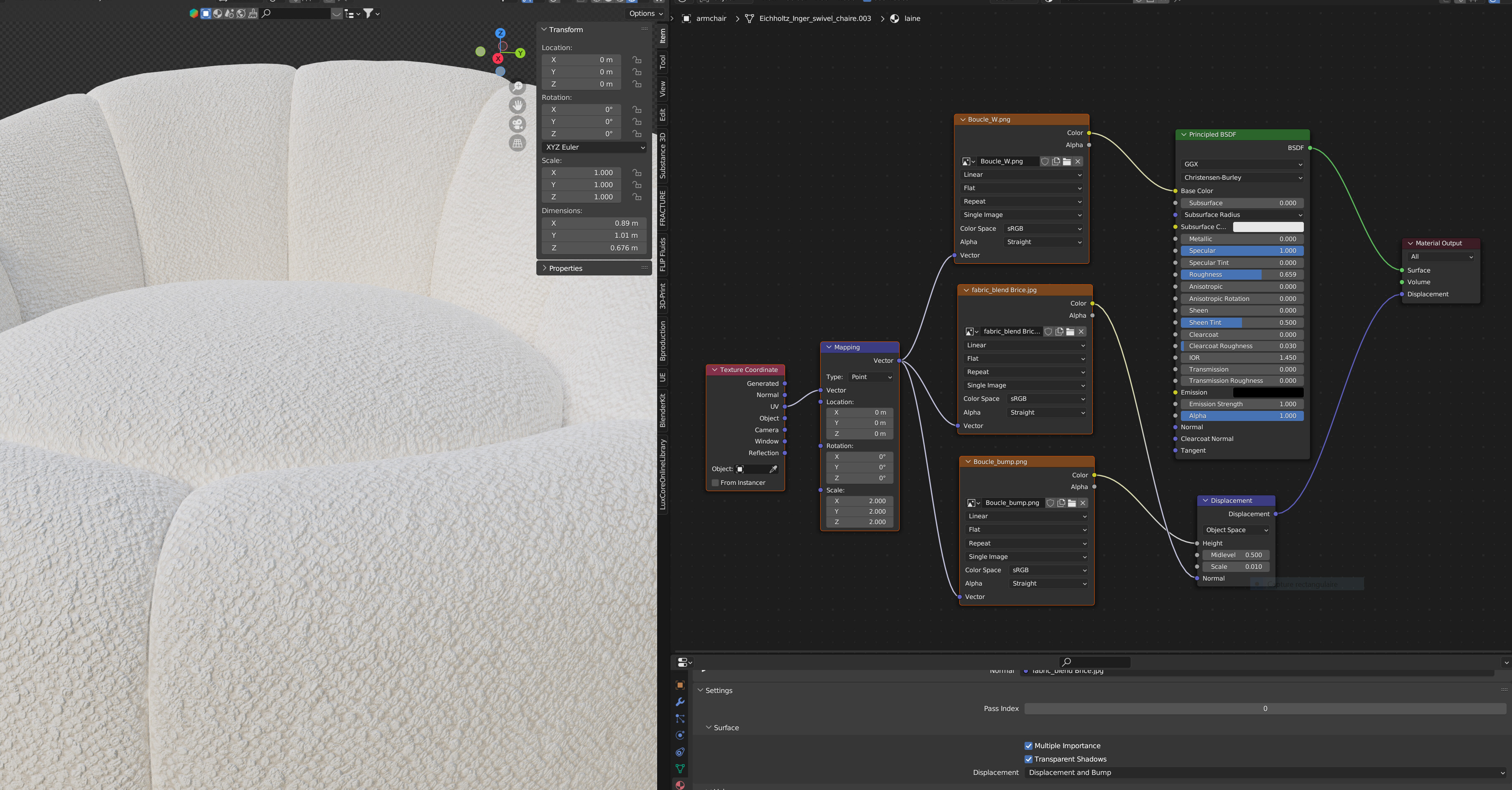 Impossible To Make This Wool Shader Materials And Textures Blender