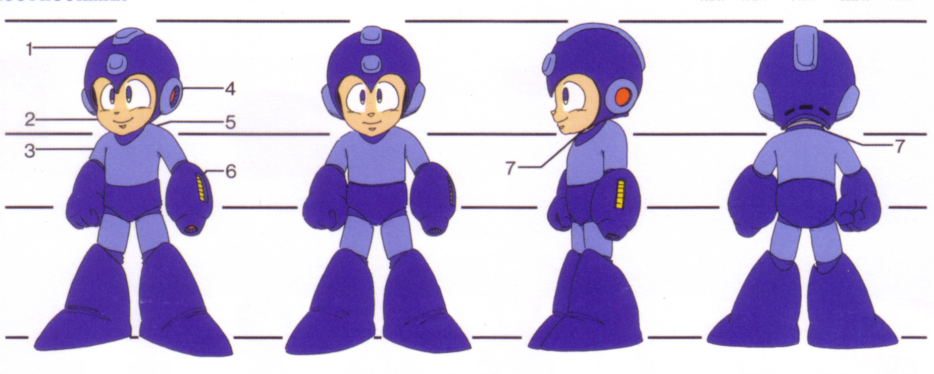 Mega Man Character Model Focused Critiques Blender Artists Community