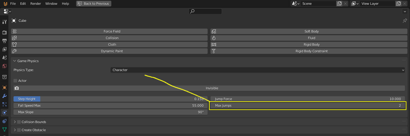 Jumping System Via Python 2 By RPaladin Game Engine Support And