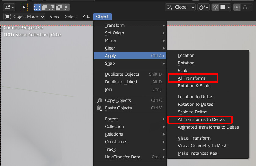 Object Apply -> All vs. All Transforms to Deltas? - Interface - Blender Artists Community