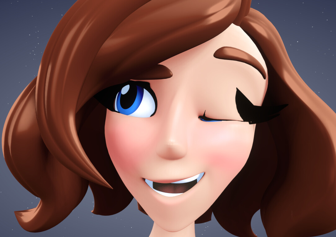 Any tips for getting stylized eyelashes to work right with the Rigify face  rig? - Animation and Rigging - Blender Artists Community