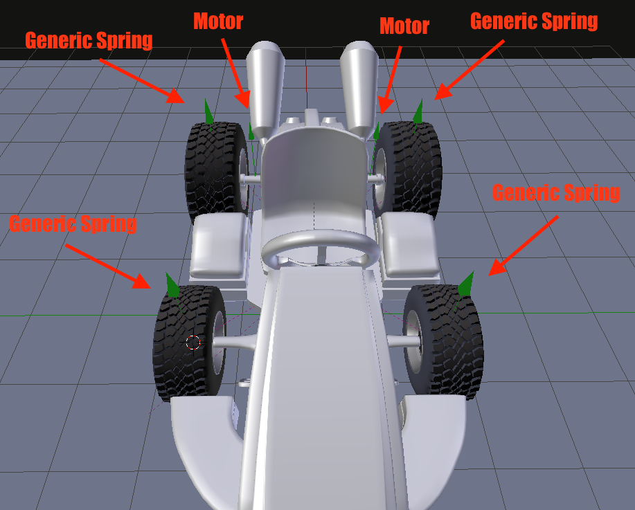 Dynamic Car Wheel Jumping Problem! (Generic Spring + Motor) - Animation and  Rigging - Blender Artists Community
