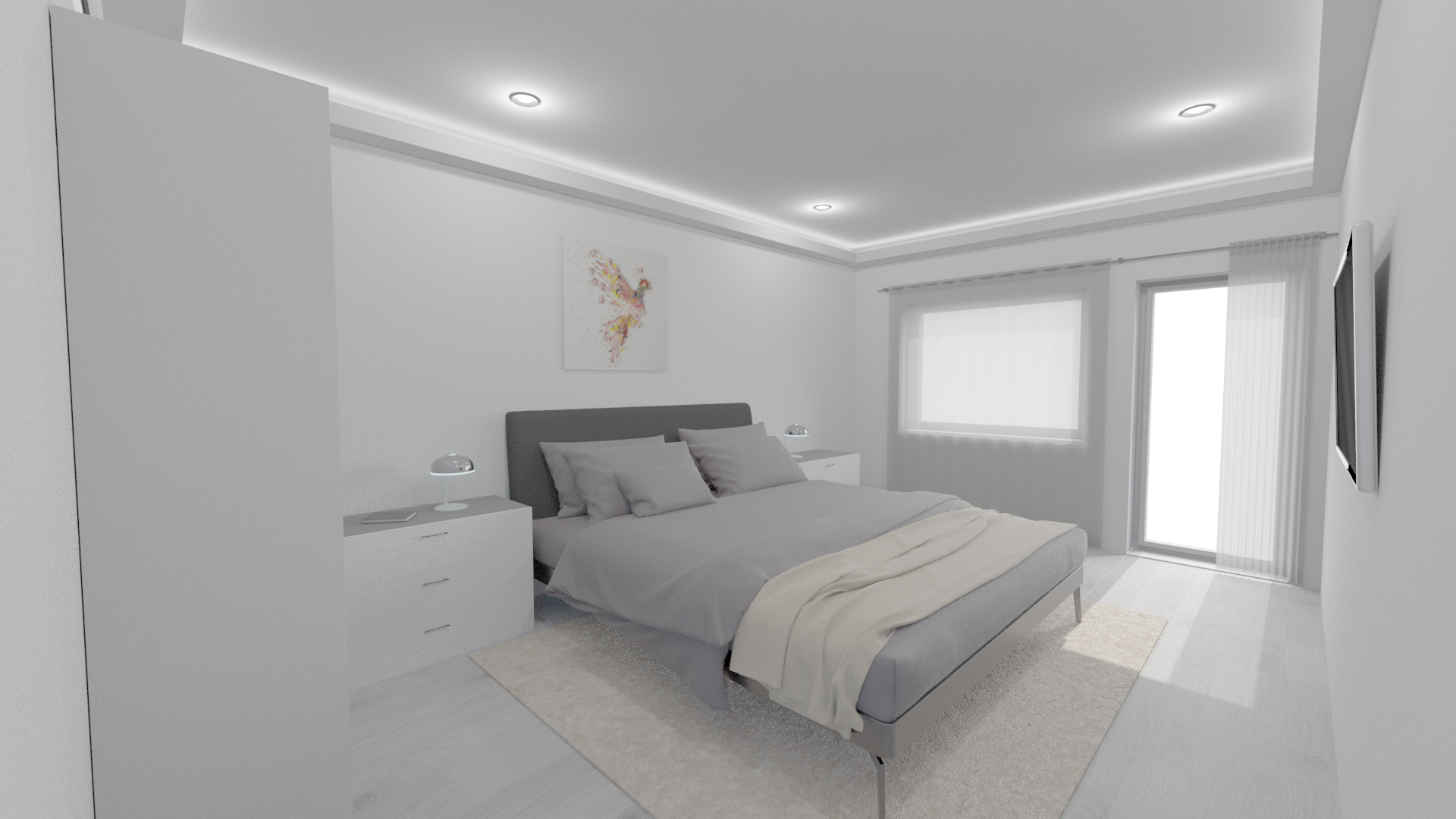 Natural Lighting Inside A Room Lighting And Rendering