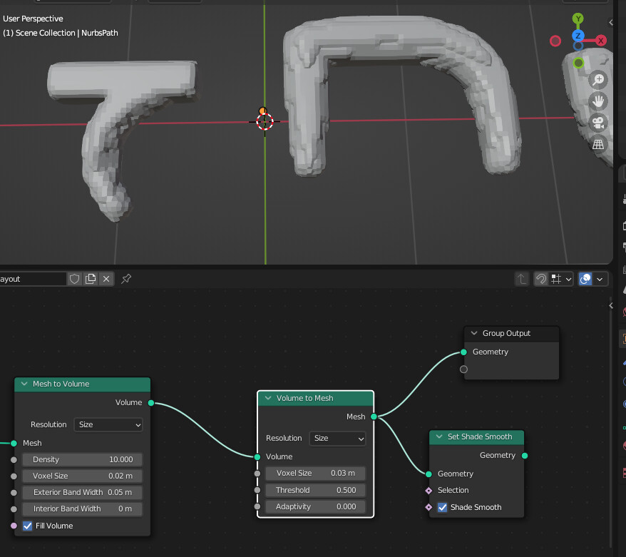 Auto Smoothing Mesh Nodes