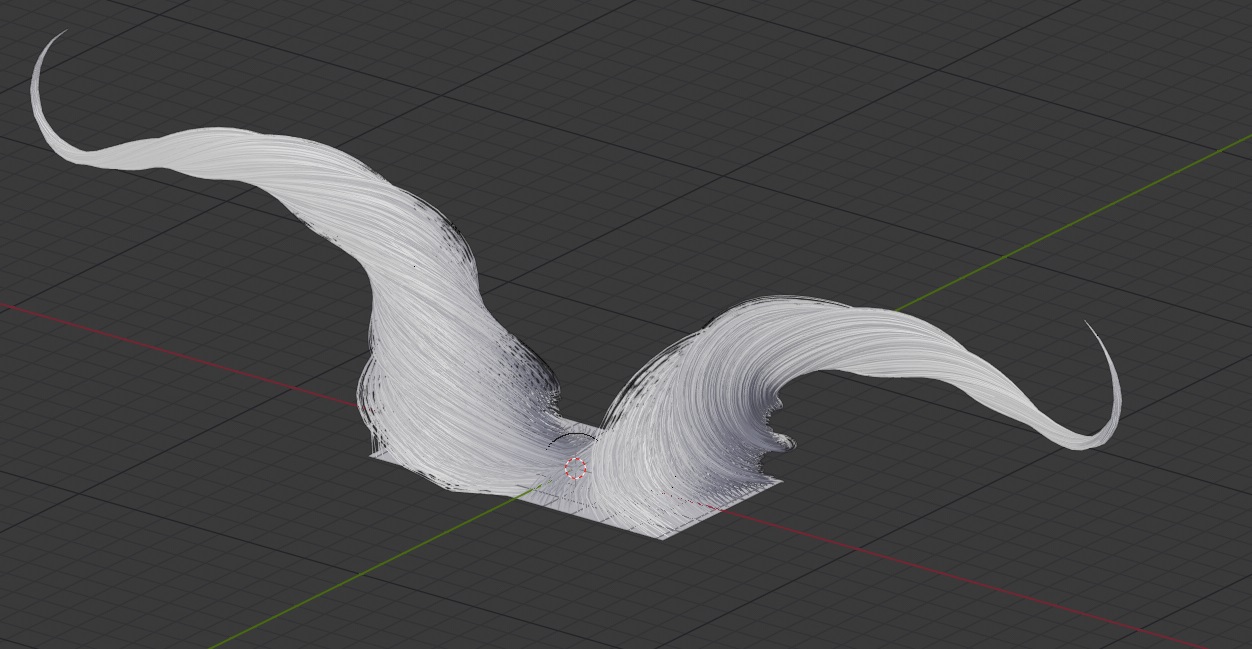 Multiple curve guides for one particle system (hair) - Particles and  Physics Simulations - Blender Artists Community