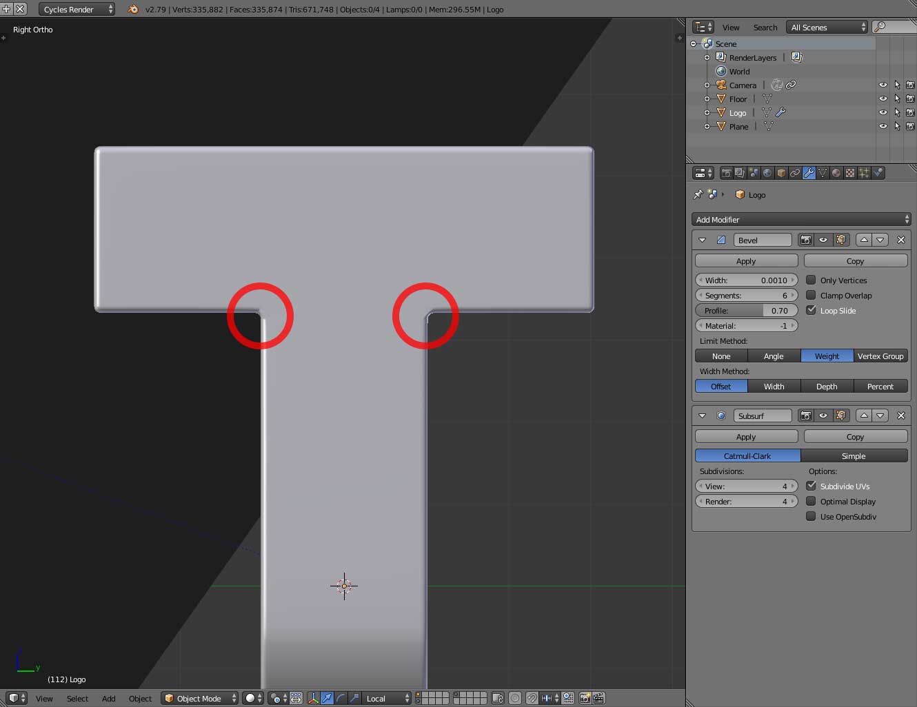 How To Fix Beveled Intersections Corners Inner Edges Modeling Blender Artists Community