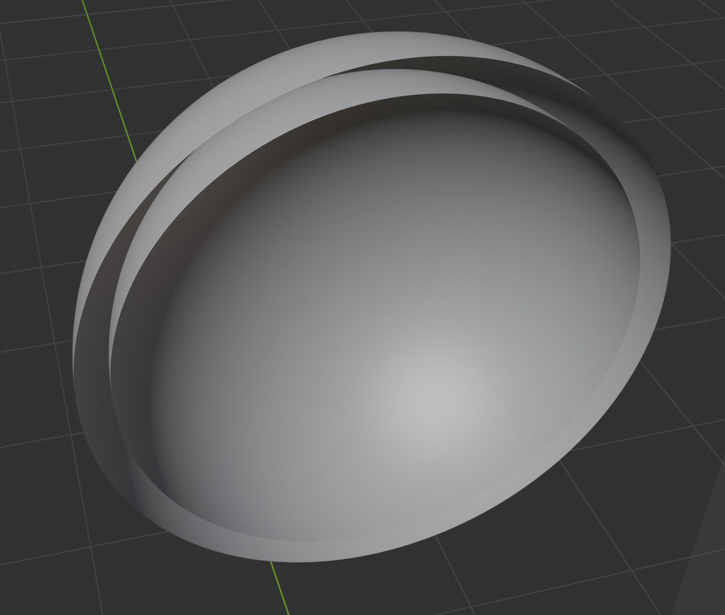 How to make a hollow clearance sphere