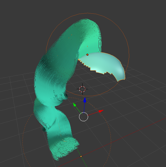 Hair twisting around curve when using curve guide - Particles and Physics  Simulations - Blender Artists Community