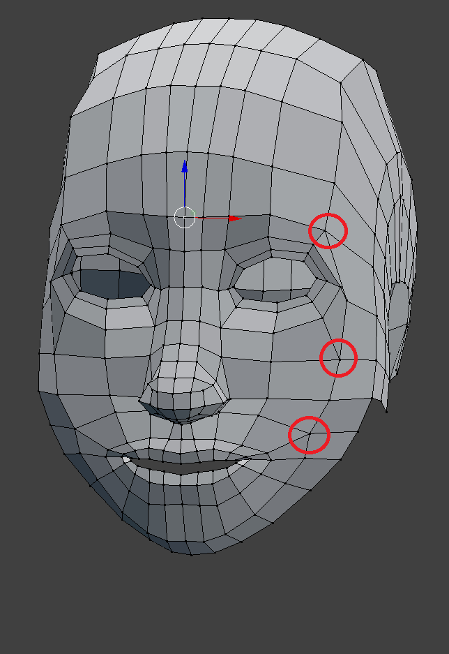 character mesh topology