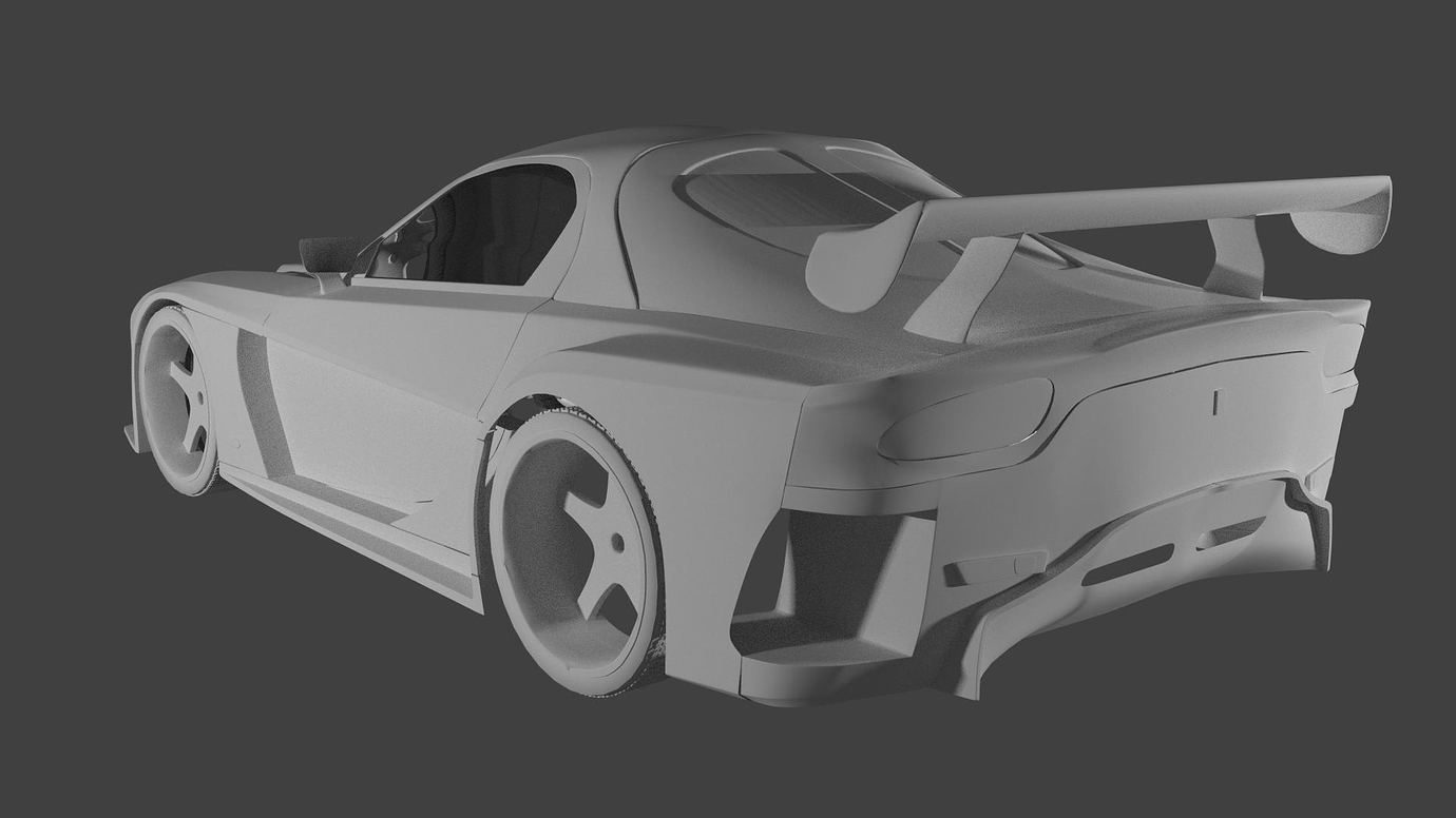 Mazda RX-7 VeilSide Fortune - Works in Progress - Blender Artists Community