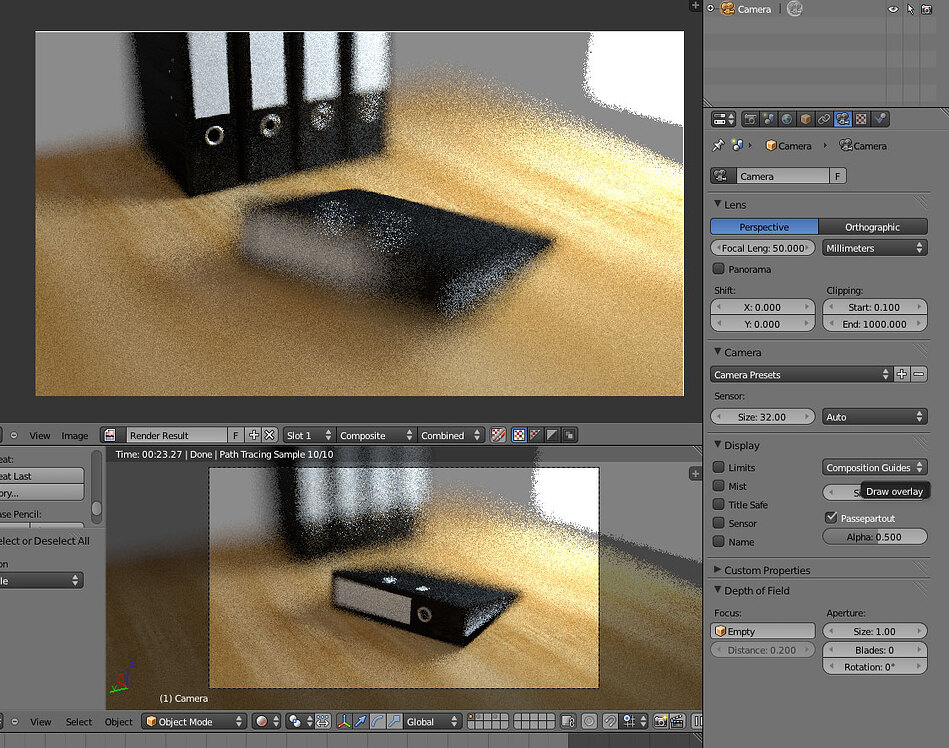 Problem with Cycles Depth of Field - Lighting and Rendering - Blender ...
