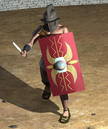 Roman Gladiator - Finished Projects - Blender Artists Community