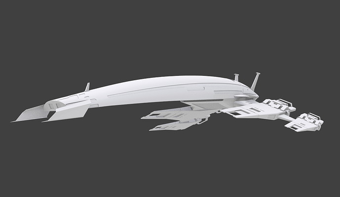 Fanart Normandy Sr2 Works In Progress Blender Artists Community