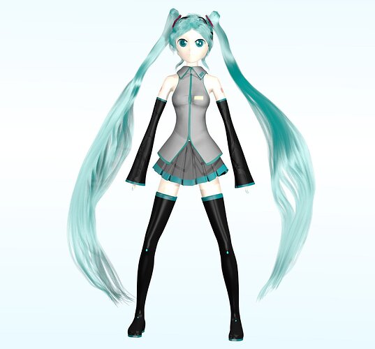 Hatsune Miku [currently : battle for the meta-rig] - Works in Progress ...