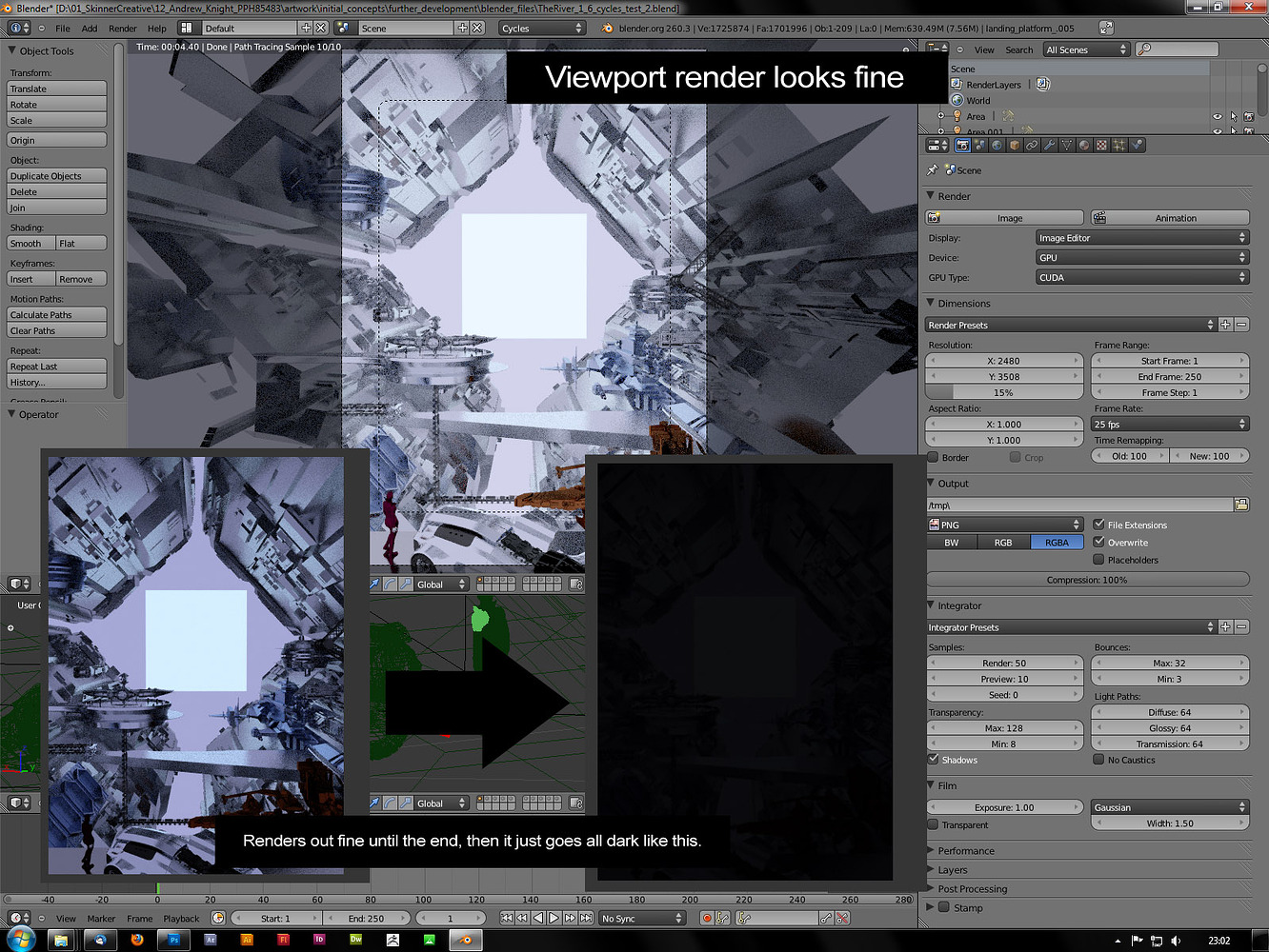 Cycles render is only a black screen - Lighting and Rendering - Blender ...