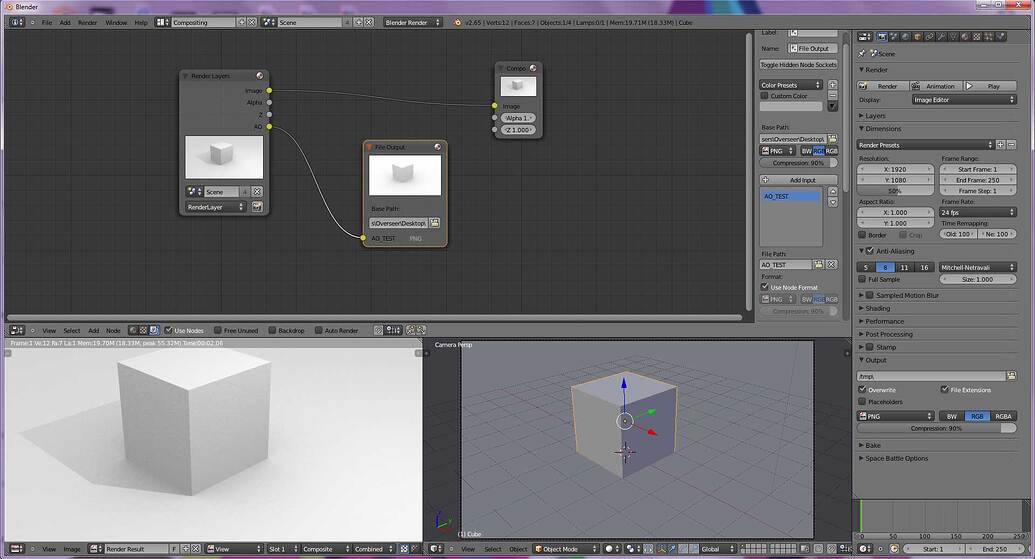 Render Ambient Occlusion only - Lighting and Rendering - Blender ...