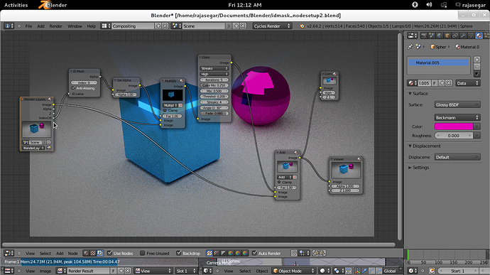 Using ID Mask nodes in Compositor - Compositing and Post Processing ...