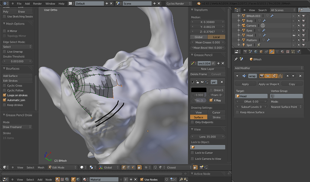 Problem with bmesh - Modeling - Blender Artists Community