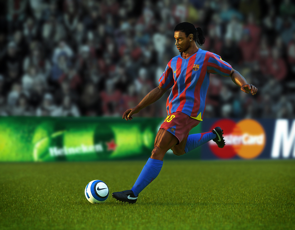 A Football Player Ronaldinho