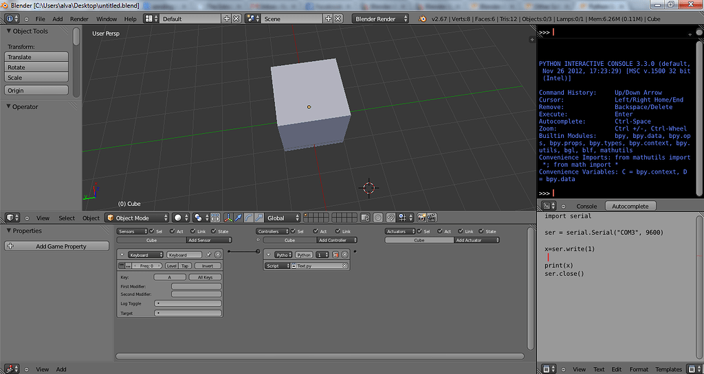 Communicate with 2 files (output type mean) - Python Support - Blender ...
