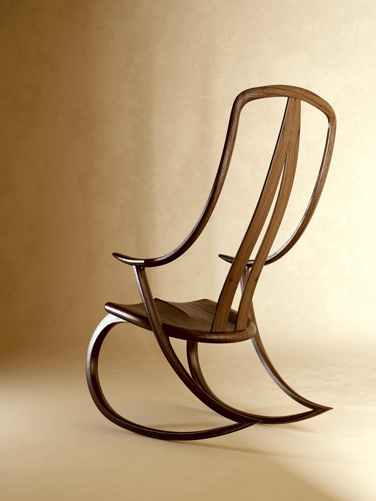 Rocking Chair Finished Projects Blender Artists Community