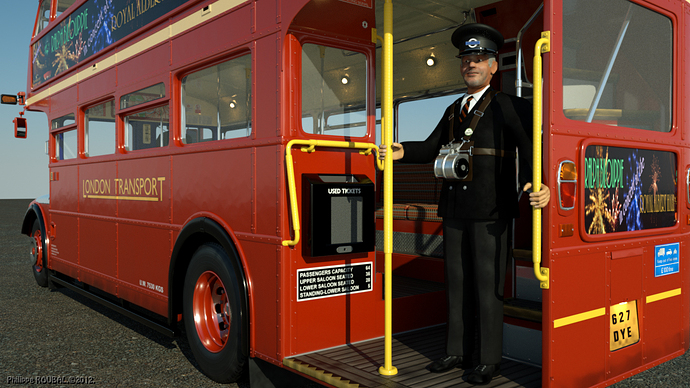 AEC-Routemaster Double Decker Bus. - Works in Progress - Blender ...