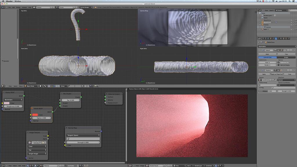 Cycles Blender no results in bump displacement - Lighting and Rendering ...