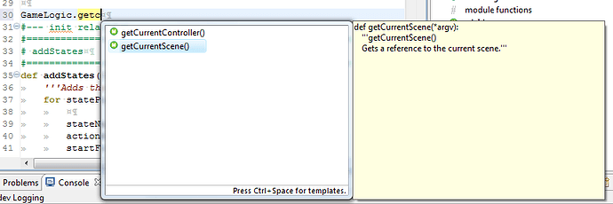 BGE Code Completion in Pydev/Eclipse - Game Engine Resources - Blender ...
