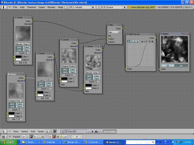 Use of Frr's texture node trees to create a better terrain displacement ...
