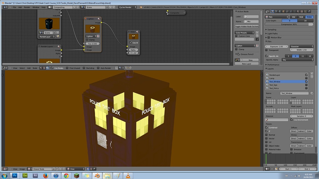 TARDIS Compositing issues - Compositing and Post Processing - Blender ...