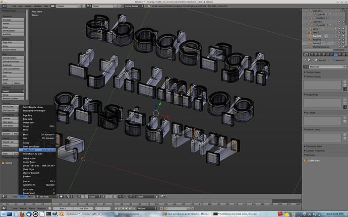 Text And Boolean Problems - Modeling - Blender Artists Community