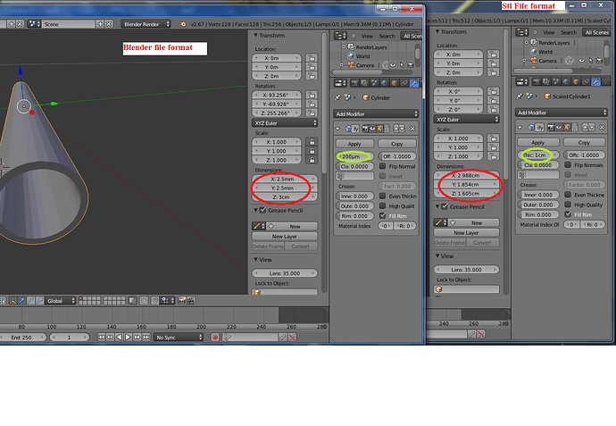 blender add thickness to cylinder