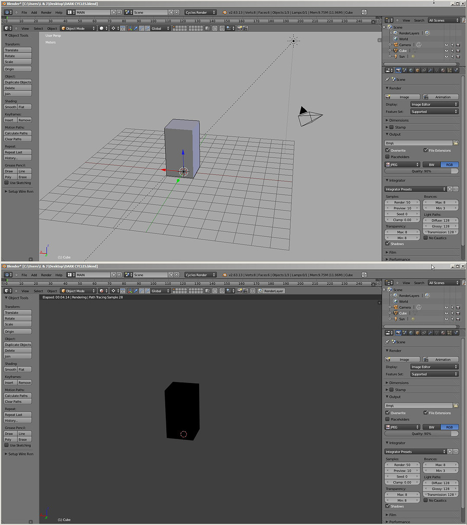 2.63.13 Dark Cycles - Basics & Interface - Blender Artists Community