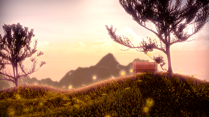 sunset hill - Finished Projects - Blender Artists Community