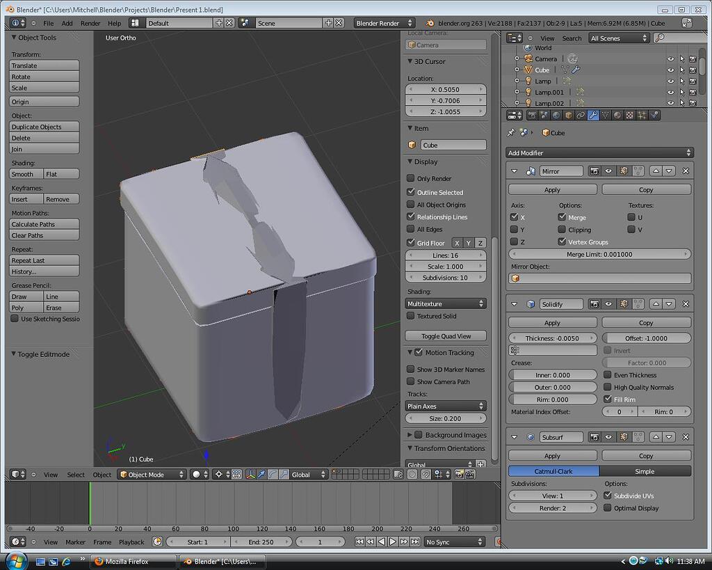 Problems With Presents - Modeling - Blender Artists Community