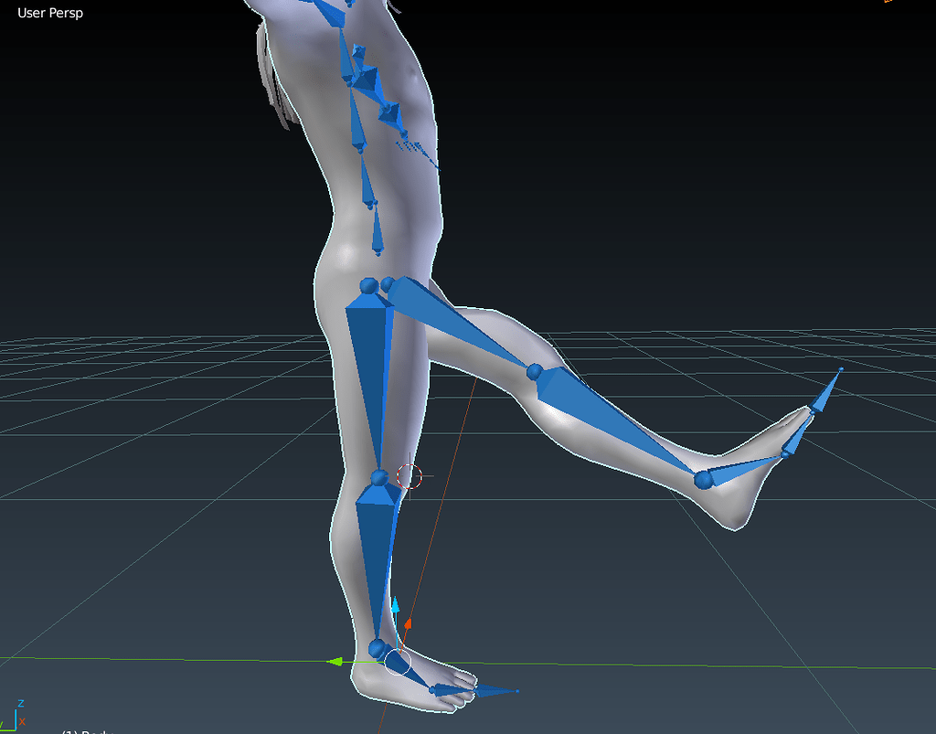 Model legs folding on itself when rigging - Animation and Rigging ...
